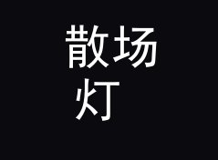 散场灯 Exit Light 挂在摊位最上排，收藏党一眼就停住，附一期选品手记